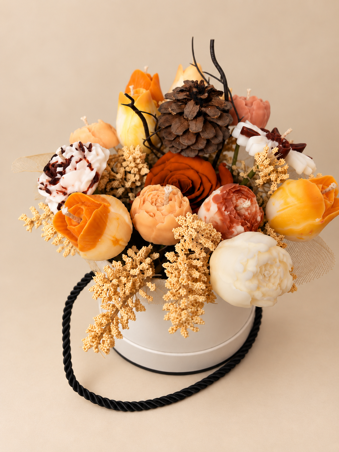 Autumn Embrace | Scented Wax Flower Bouquet
