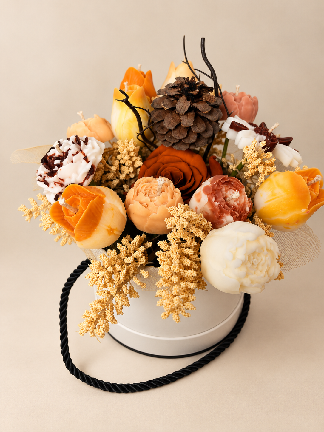 Autumn Embrace | Scented Wax Flower Bouquet