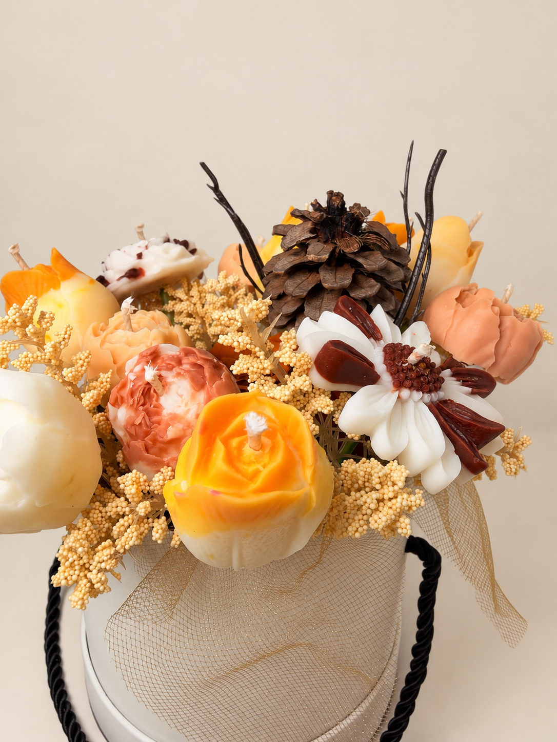 Autumn Embrace | Scented Wax Flower Bouquet